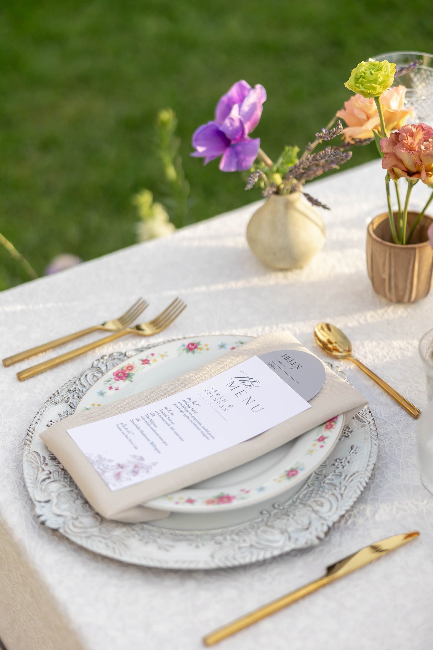 Circle Place Cards