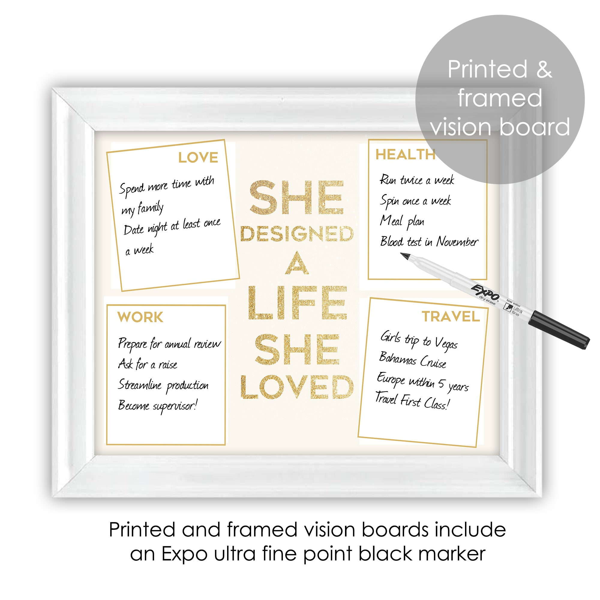 Vision Board Journal – Shop Luxe Life Boutique