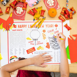 Lunar New Year Activity Sheets for Kids with DIY Paper Dragon – La ...