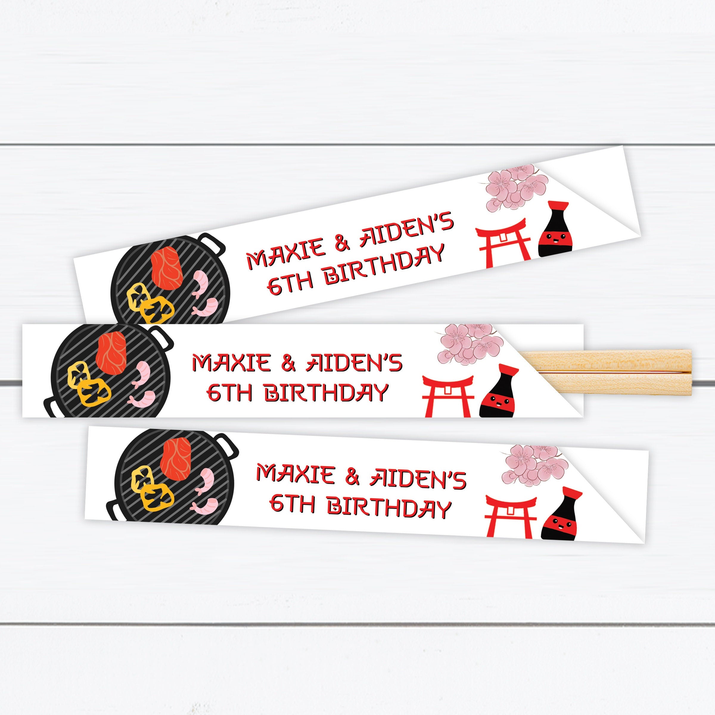 Chopsticks party store favors